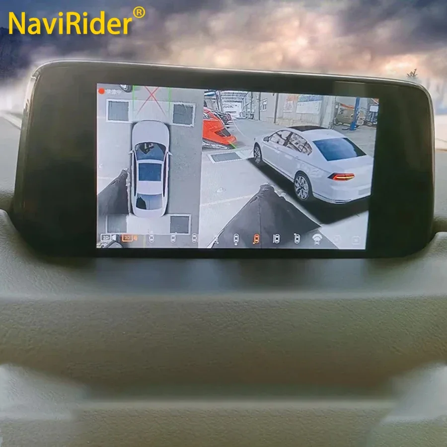 Rear Camera For Car - 360-градусный автомобильный видеорегистратор с видом на